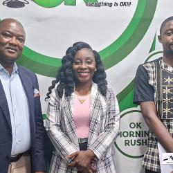 The Executive Director, Mr. James K. Kingsley, and Ms. Vivian S. Akoto, Executive Assistant in the Office of the Executive Chairperson, Made a Significant Appearance on the Center for Transparency and Accountability in Liberia (CENTAL) Hour on OK FM