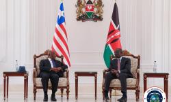 President Boakai in a high-Level Bilateral Meeting.