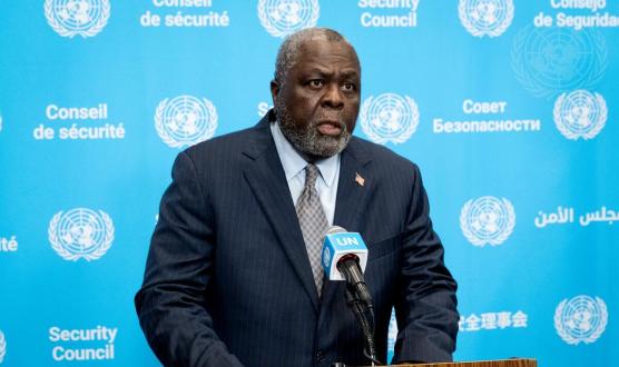 Statement delivered by Ambassador Lewis G. Brown II, Liberia’s Permanent Representative to the United Nations, at the installation ceremony of the national flags of the newly elected non-permanent members of the United Nations Security Council for the 2026–2027 term, held today at UN Headquarters. Liberia is one of the five newly elected non-permanent members, alongside Bahrain, Colombia, the Republic of the Congo, and Latvia.