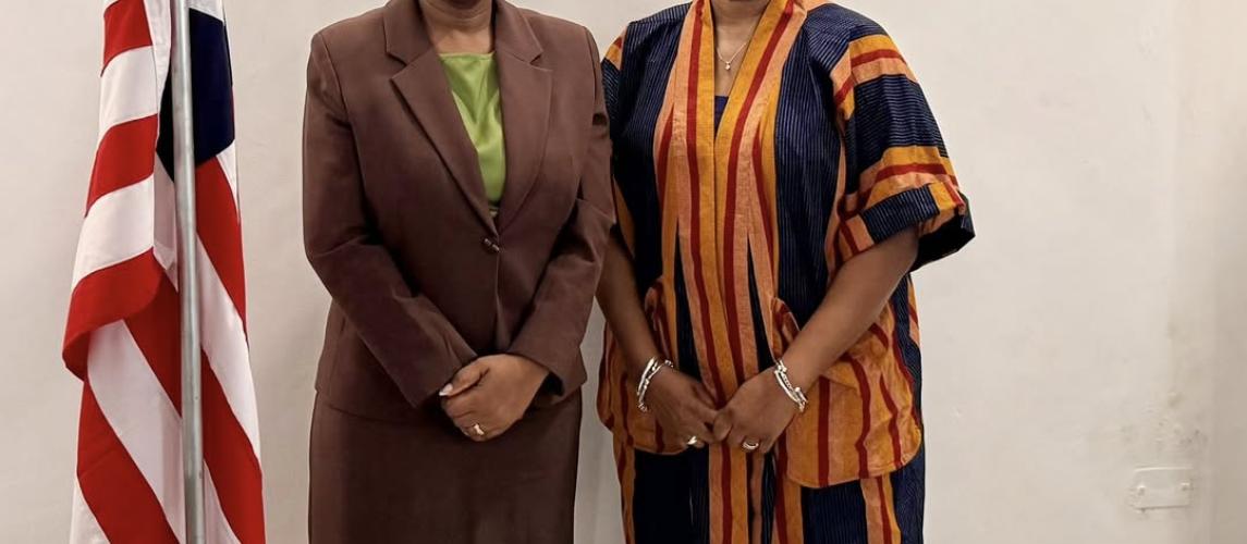 The Executive Chairperson of The Liberia Anti-Corruption Commission (LACC), Cllr. Alexandra K. Zoe, Held a Courtesy Meeting with a delegation from the International Development Law Organization (IDLO), Led by Country Manager, Madam Chinyelumugo Okoh The Executive Chairperson of The Liberia Anti-Corruption Commission (LACC), Cllr. Alexandra K. Zoe, Held a Courtesy Meeting with a delegation from the International Development Law Organization (IDLO), Led by Country Manager, Madam Chinyelumugo Okoh