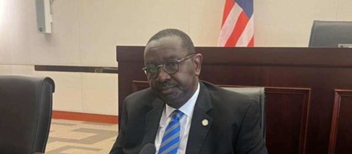 Minister of Justice and Attorney General of the Republic of Liberia, Cllr. N. Oswald Tweh