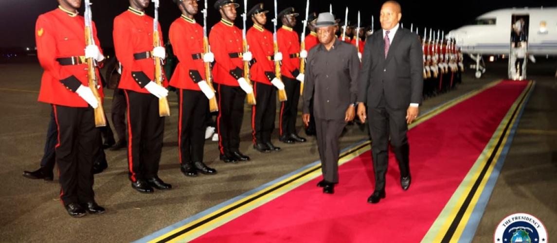 President Boakai arrives in Dar es Salaam President Boakai arrives in Dar es Salaam
