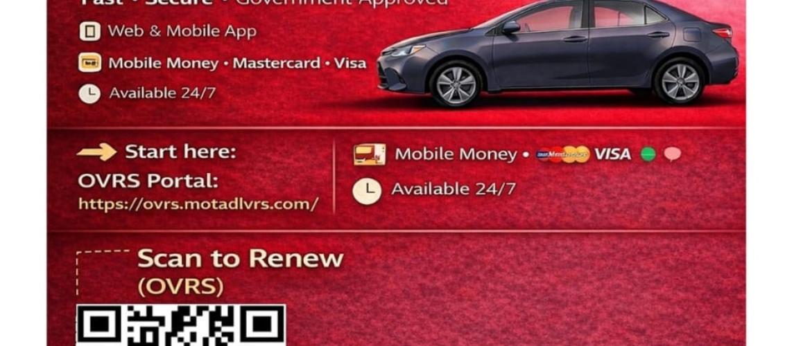 Ministry of Transport Launches Vehicle and Driver License Registration Online