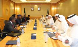 Representatives of the Kuwaiti Fund and the Government of Liberia meet to advance discussions on securing USD 77 million for the Salayea-Konia Road Project.
