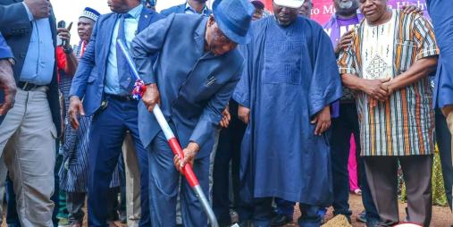 President Boakai Breaks Grounds for Mendicorma–Voinjama Corridor Project.